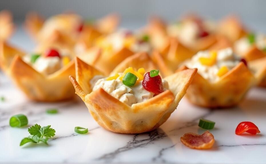 delicious appetizer with bacon