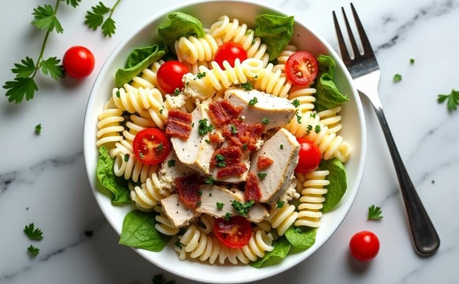 delicious blt pasta salad