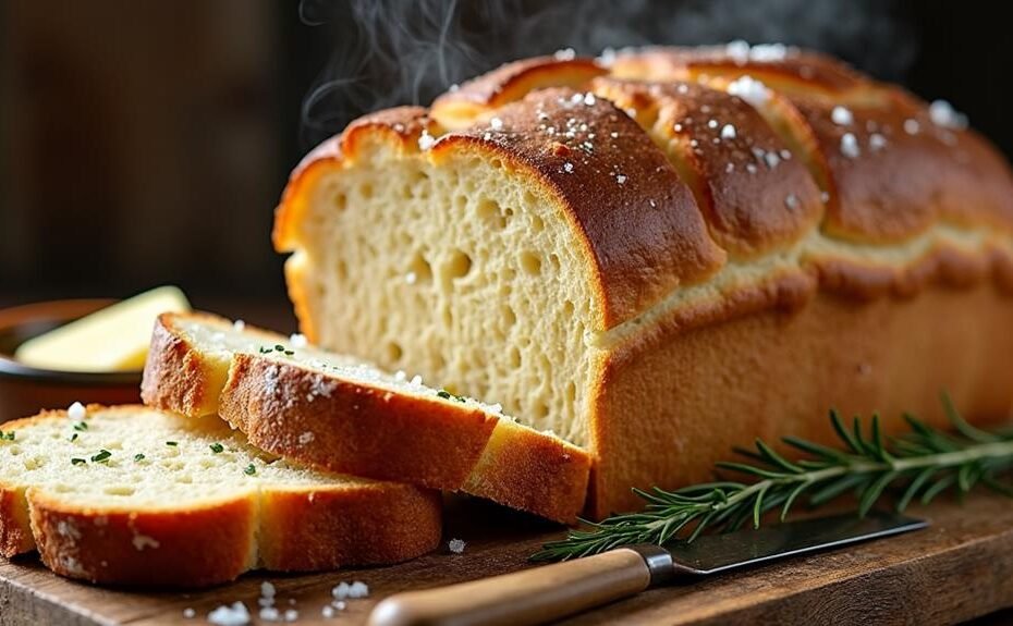 delicious homemade herbed bread