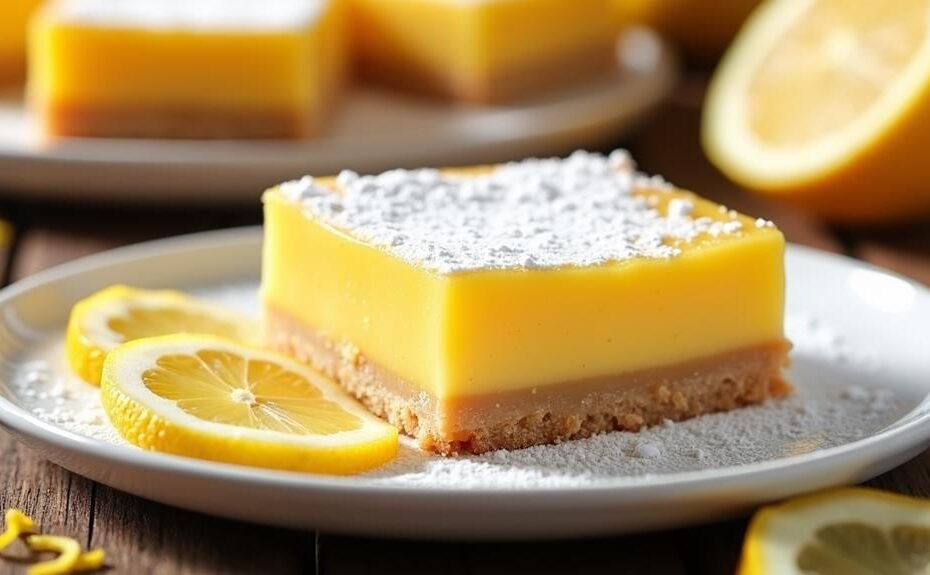 delicious lemon bars recipe