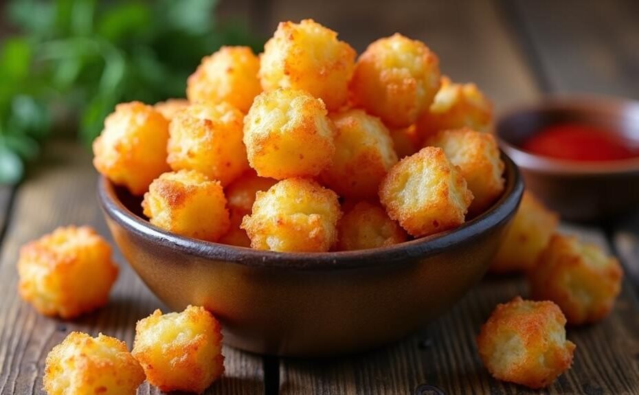 perfectly cooked frozen tots