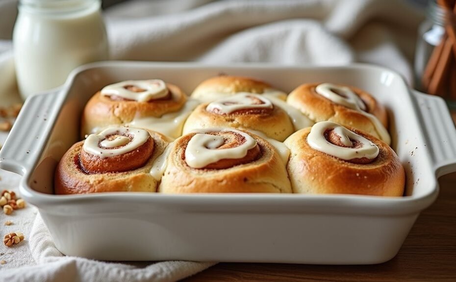 creamy tiktok cinnamon rolls