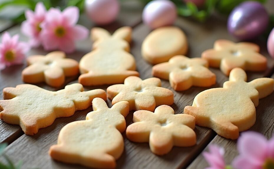 easter themed shortbread treats