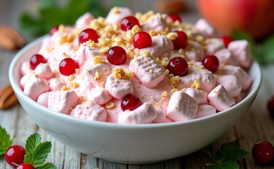 festive cranberry fruit salad