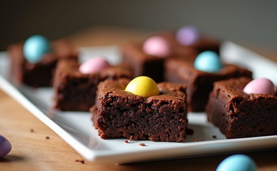 festive easter brownie treats