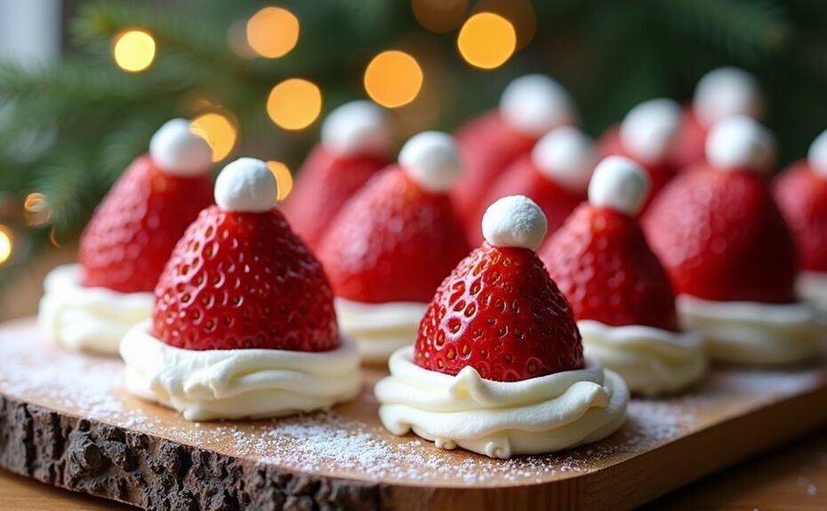 festive holiday dessert board