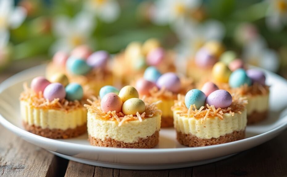 mini egg easter desserts