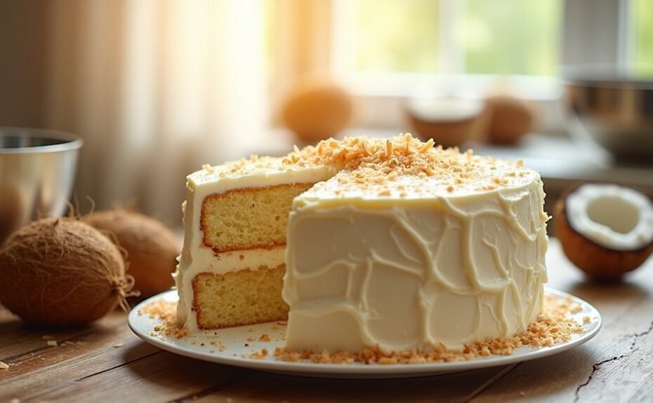 moist coconut cake delight