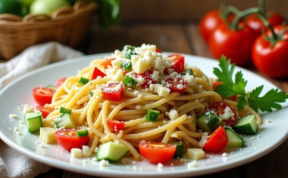 simple flavorful pasta salad