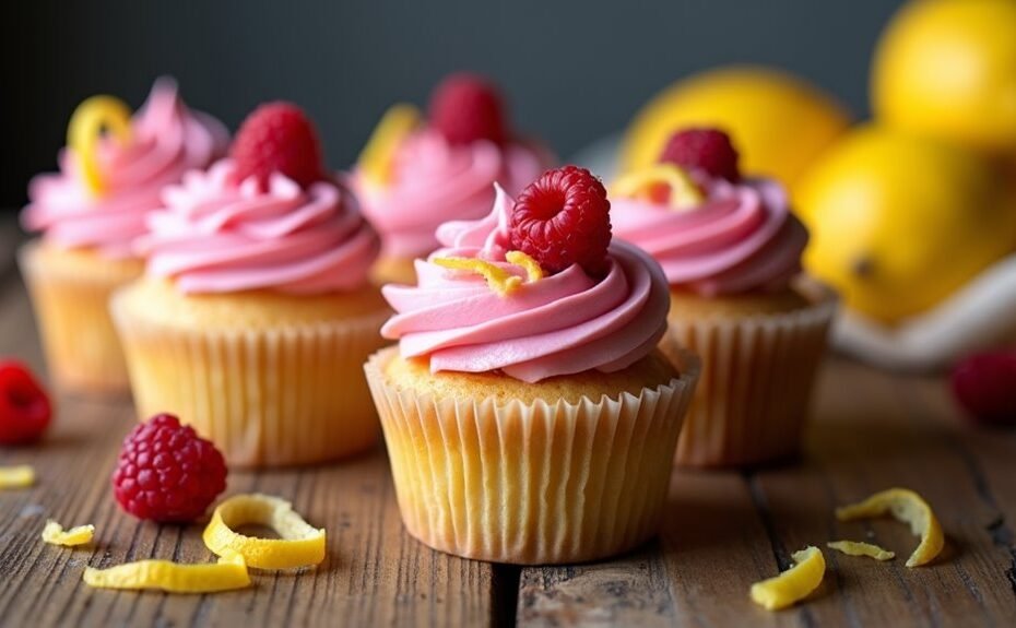 tangy sweet lemon raspberry