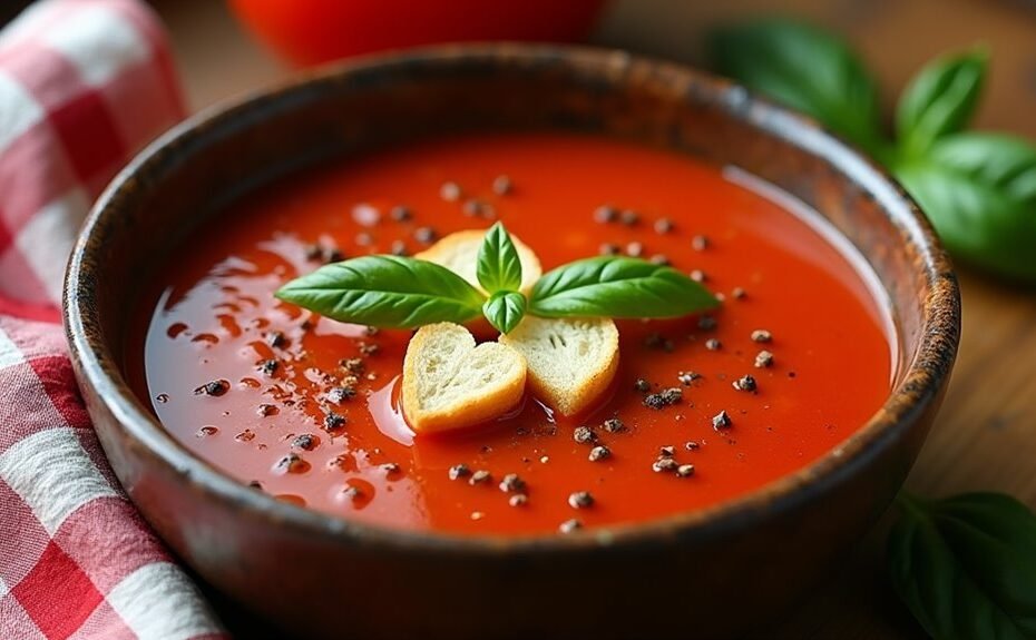 love infused tomato soup delight