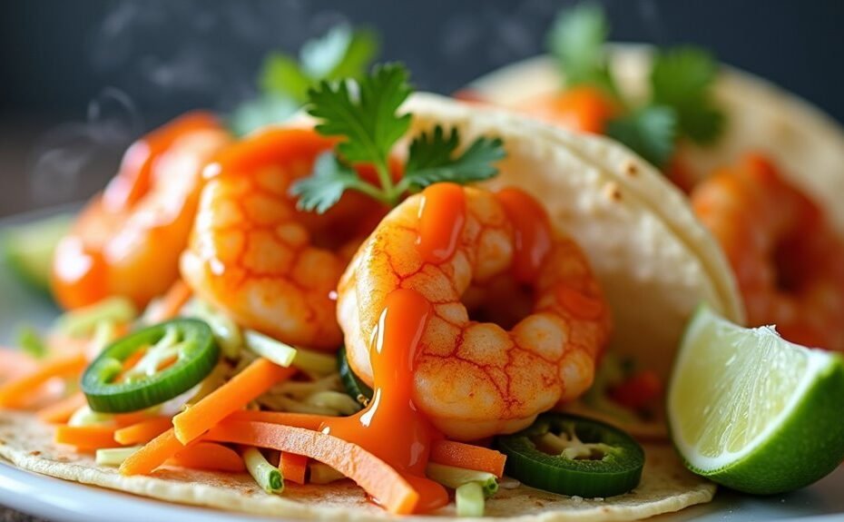 spicy shrimp taco delight