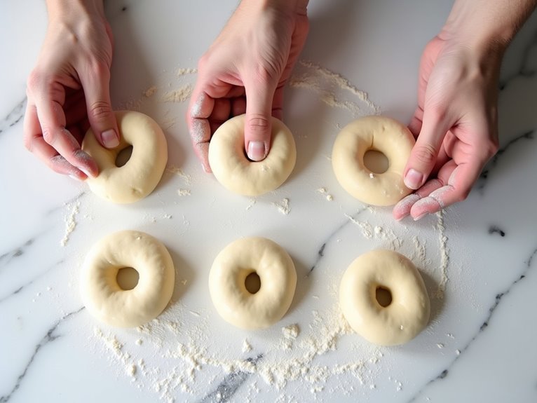 create openings in dough