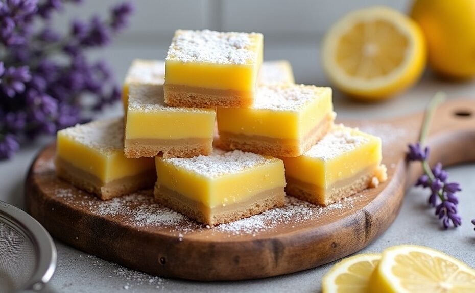 fragrant citrusy dessert bars