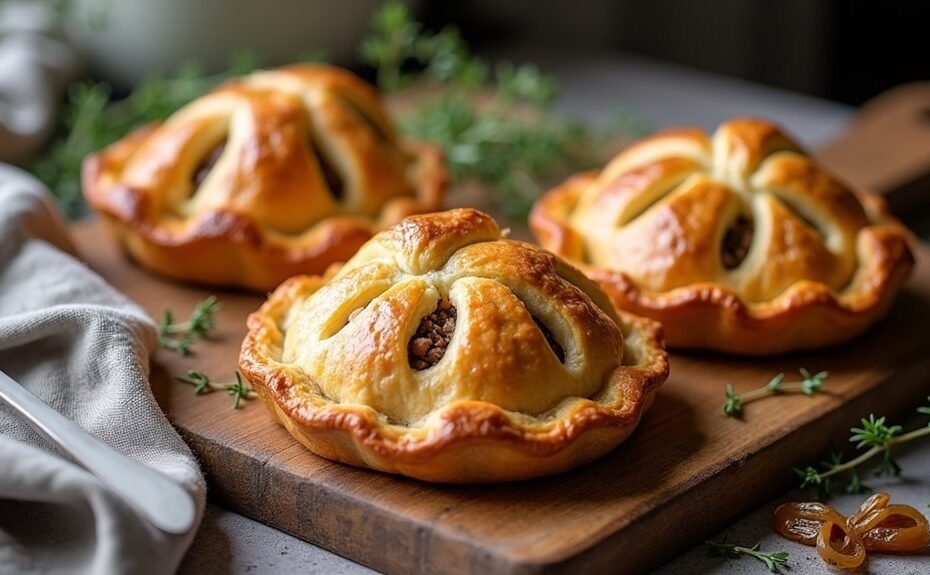 savory scottish meat pastries