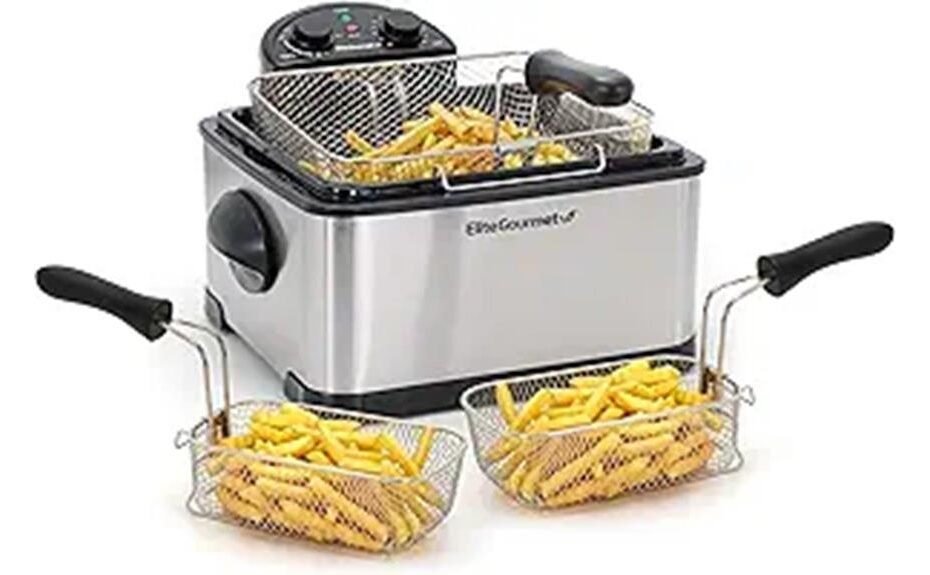 elite gourmet deep fryer