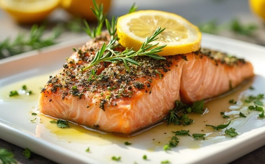 lemon herb seasoned salmon