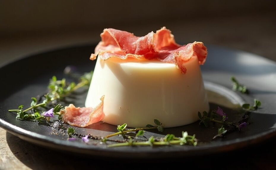 savory keto panna cotta