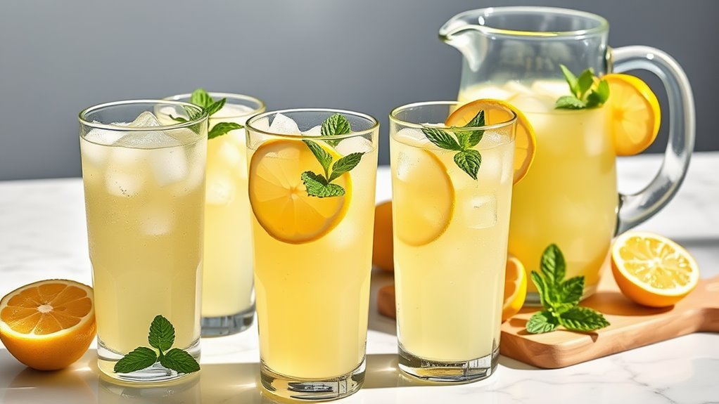 fresh mint lemonade recipe
