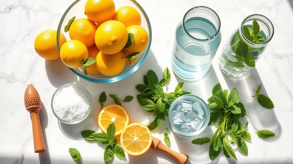 refreshing mint lemonade recipe