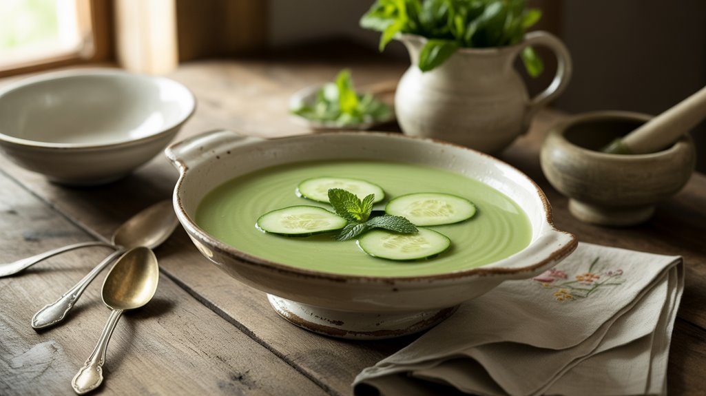 ancient chilled cucumber soup