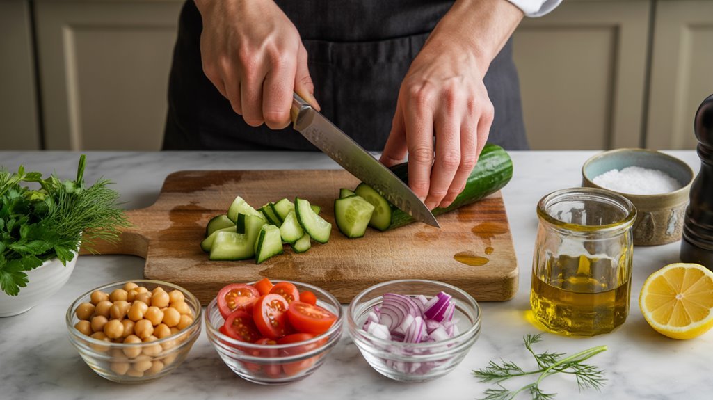 elevate mediterranean chickpea salad