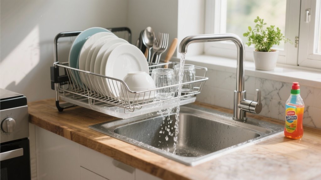 small kitchen dish rack considerations