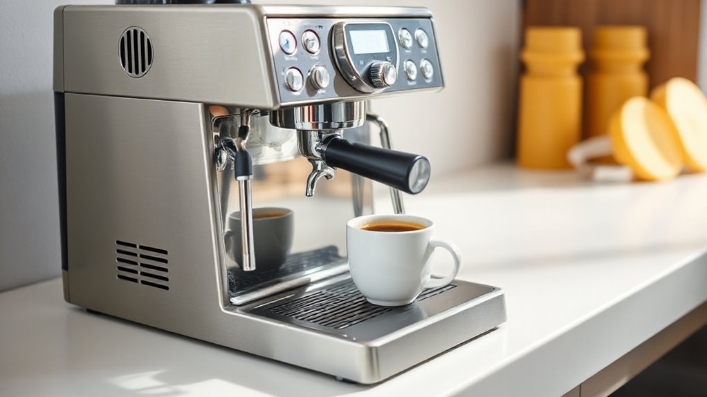 budget brew size grinder frothing