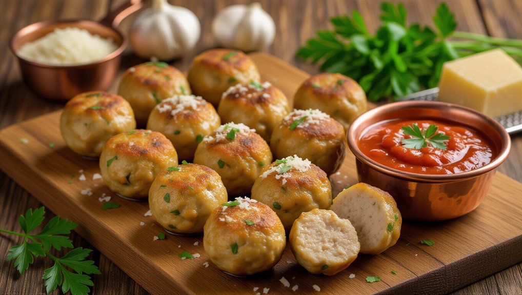 easy baked chicken meatballs