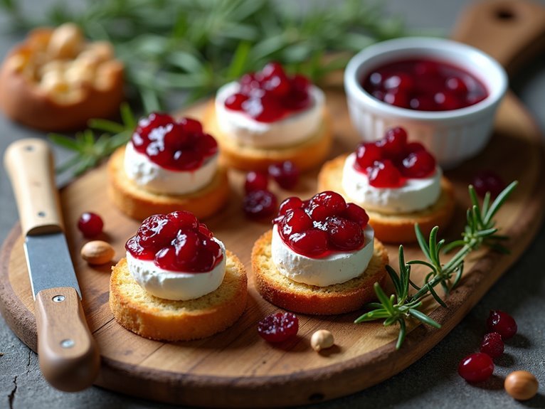 cranberry brie pastry variations