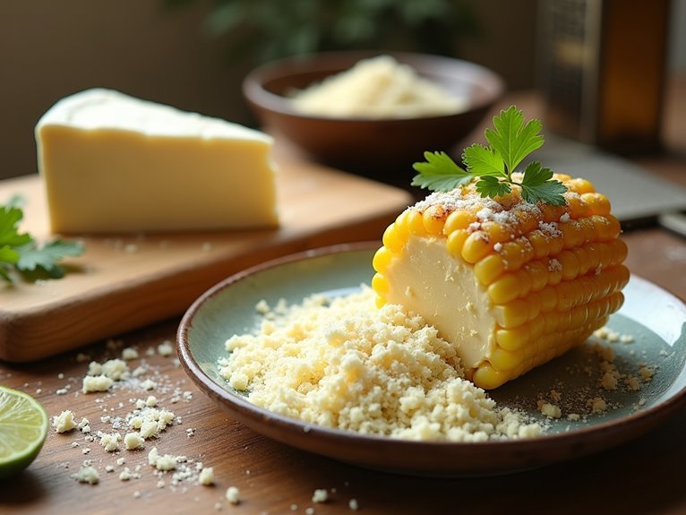 crumbly salty cotija substitute