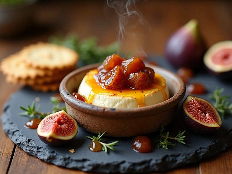fig jam brie crostini